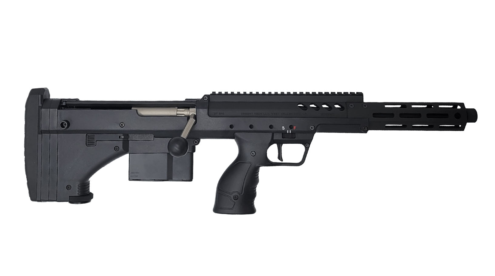 Desert Tech SRS A2 Rifle Covert 308 Win 16" Black/Black|SRS-RF-C-C16R-BB