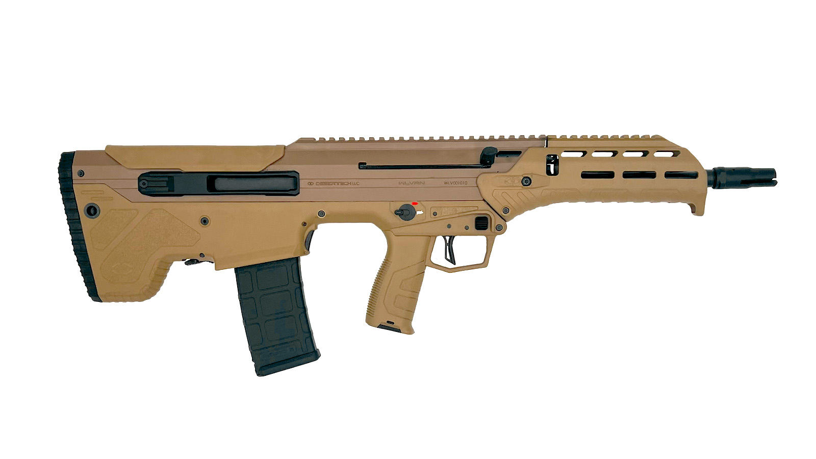 Desert Tech WLVRN Rifle, 556NATO 223 Rem Micron 16" FDE|WLV-RF-B1630-F