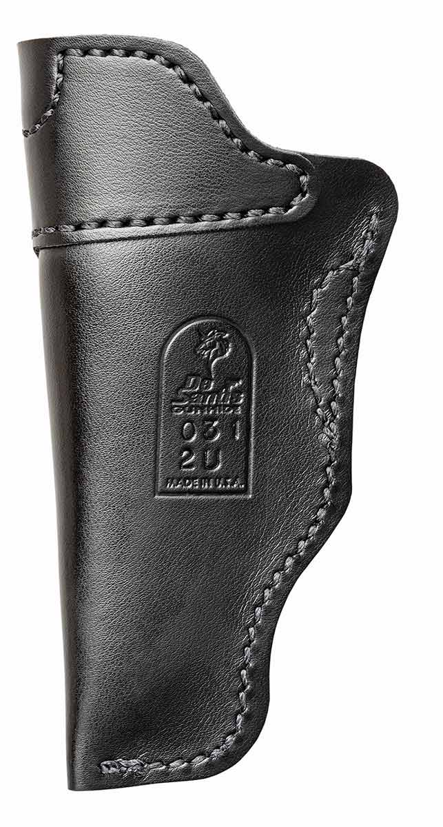 NAA Inside Pant, Black Leather w/Metal Clip - 2.5" Barrels|HIP-250