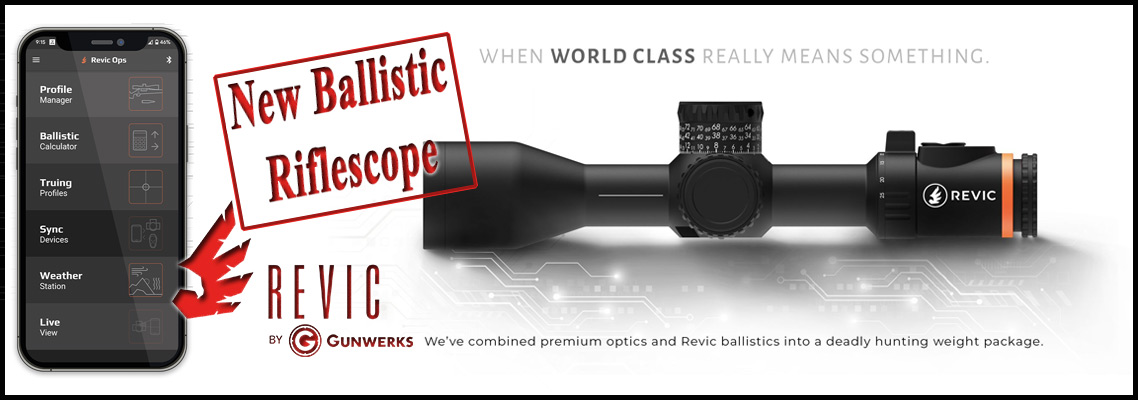 Revic & Gunwerks Ballistic Riflescope for sale in South Africa
