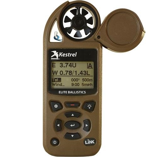 Kestrel Elite 5700 Bluetooth Shooters Weather Meter with Applied Ballistics Calculator Flat Dark earth Link|0857ALFDE